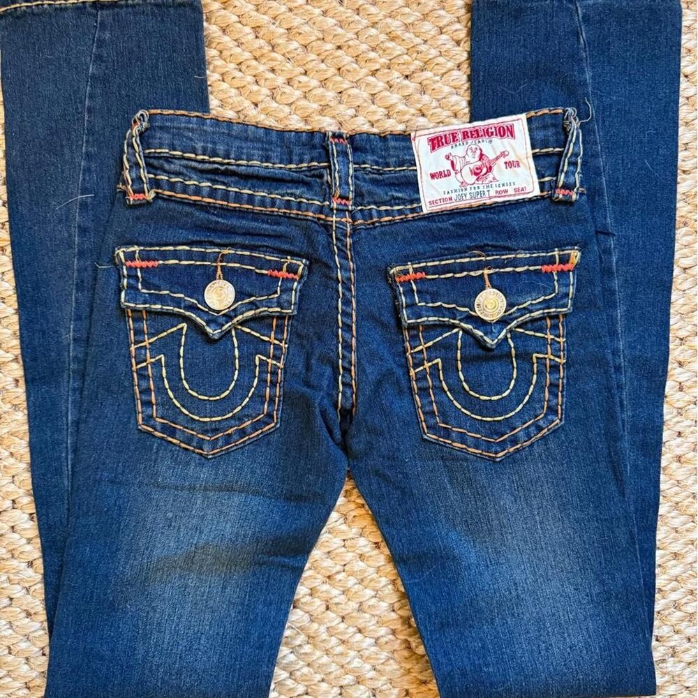 True-religion Women's Navy and Blue Jeans